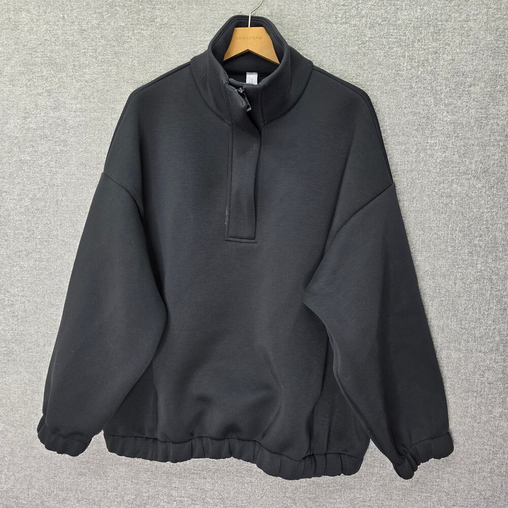 LULULEMON SLEEK SPACER HALF ZIP PULLOVER, SIZE L